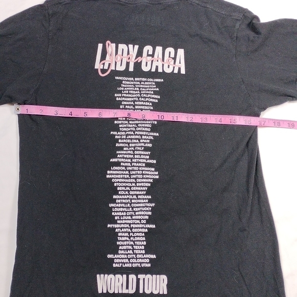Lady Gaga world tour women's small sized t shirt - Picture 7 of 7